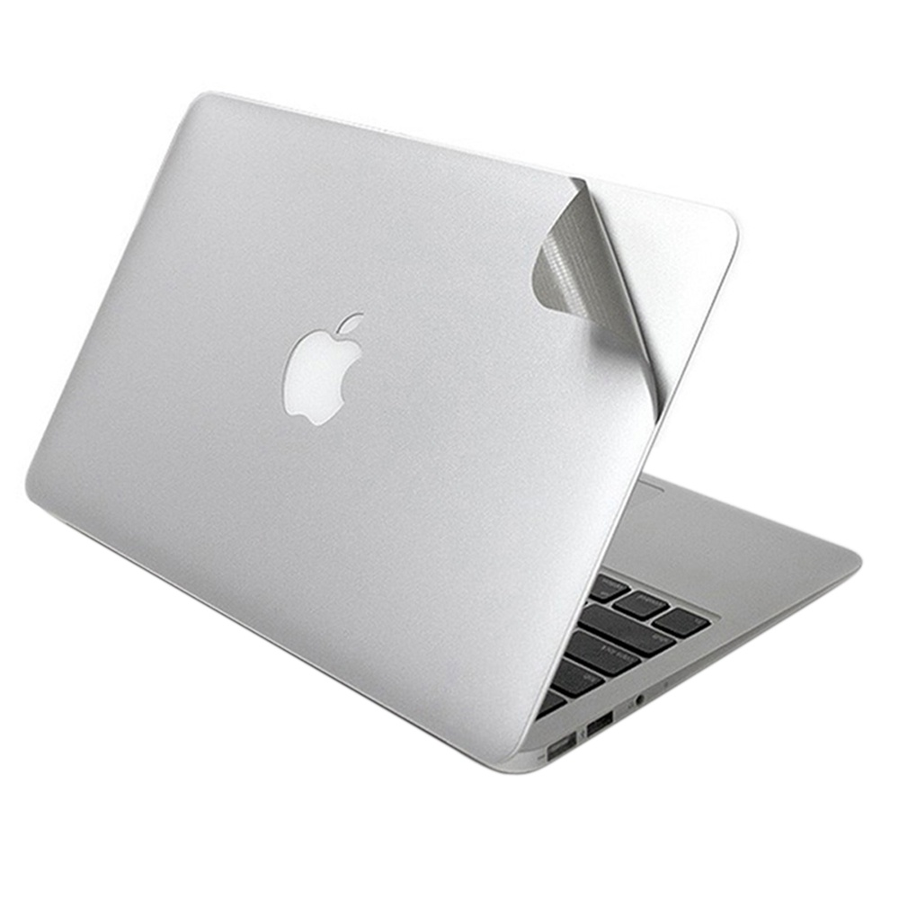 unknown Lention 5 in 1 Ultra Thin Full Body Skin Silver Cover Guard Sticker Set Suit for MacBook Air 13-inch 13.3