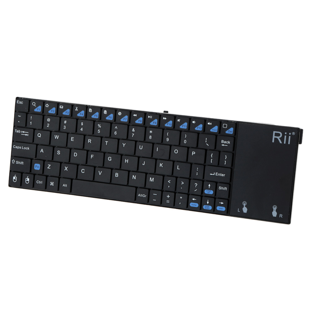 unknown Rii? mini i12 Multifunction Wireless 2.4G Keyboard QWERTY Touchpad Ultra Slim for Sony PS3 HTPC Android TV BOX