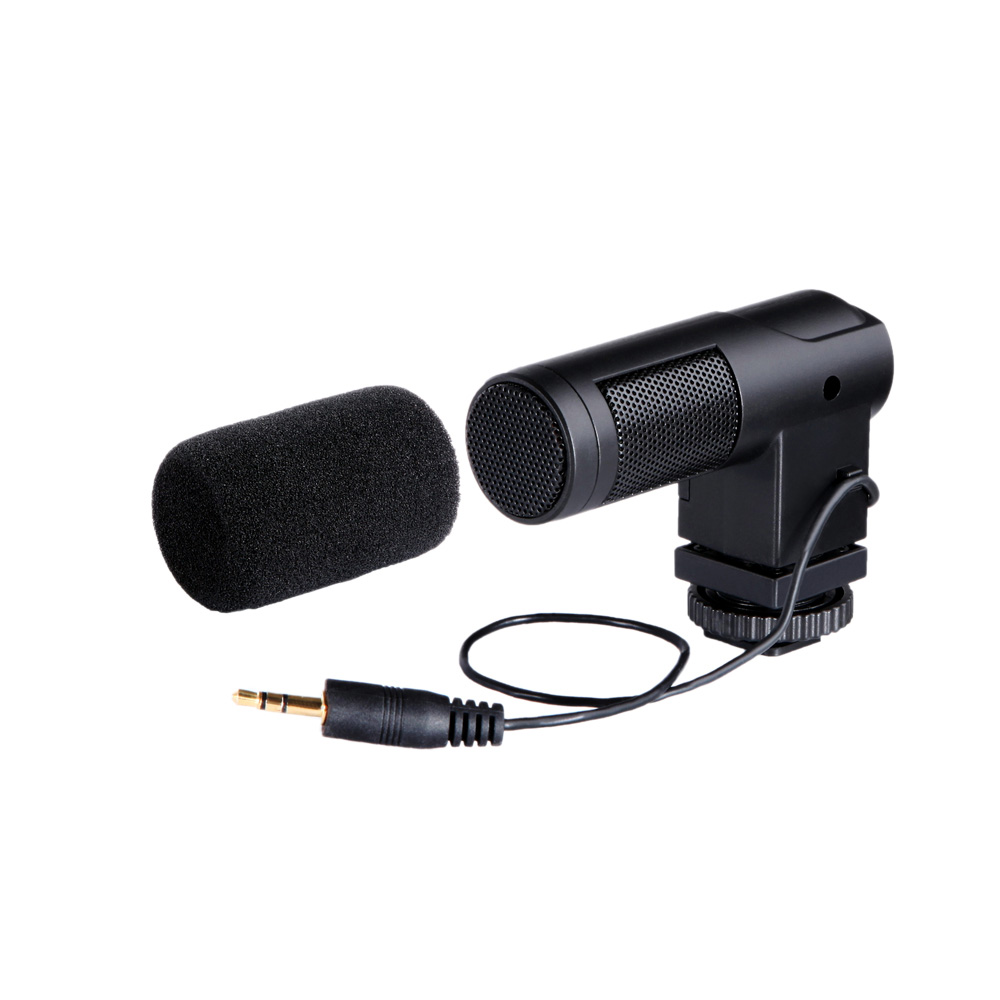unknown BOYA BY-V01 Stereo X/Y Mini Condenser Microphone / Mic for Canon Nikon Pentax Sony DSLR Camcorder