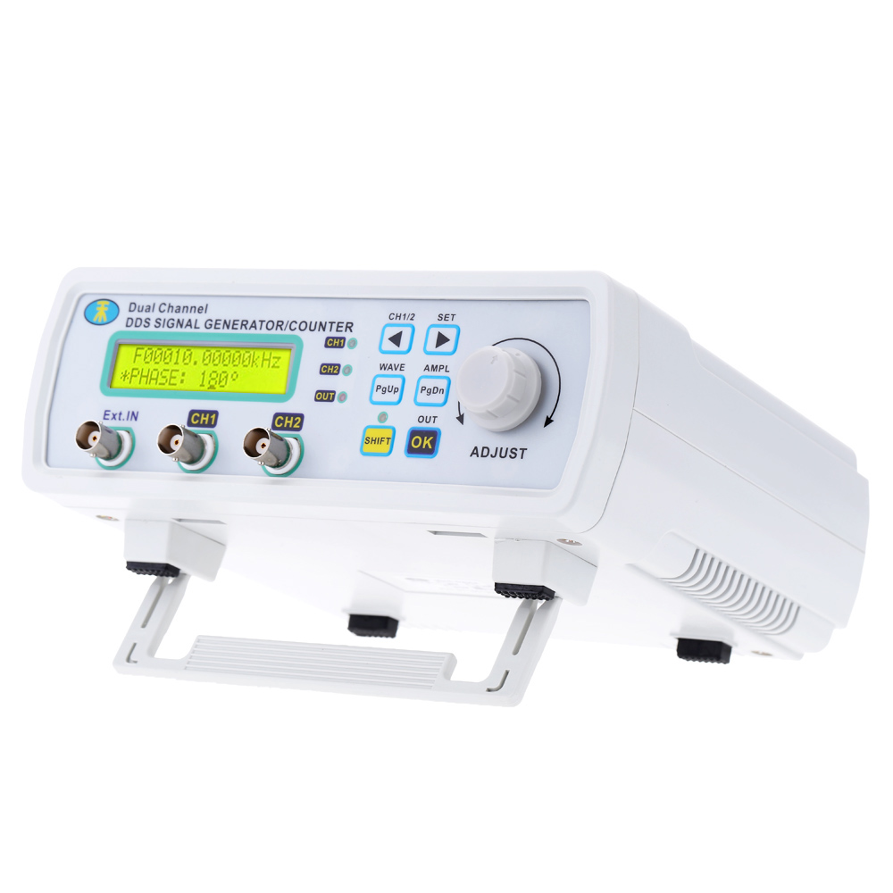 unknown High Precision Digital DDS Dual-channel Signal Source Generator Arbitrary Waveform Frequency Meter 200MSa/s 6MHz