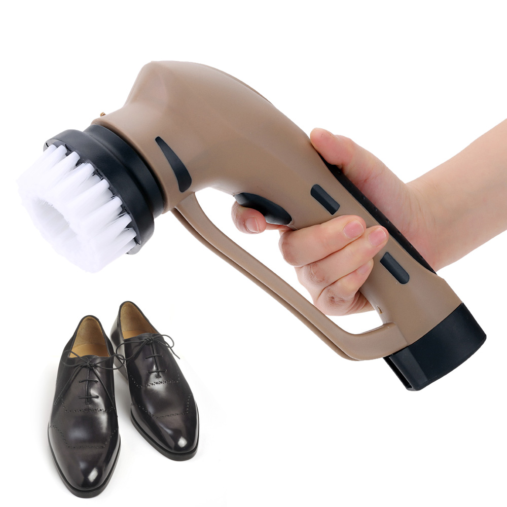 unknown Household Electric Shoe Brush Cordless and Hassle Free Shoes Polisher Oiling Machine Polishing Leather Care