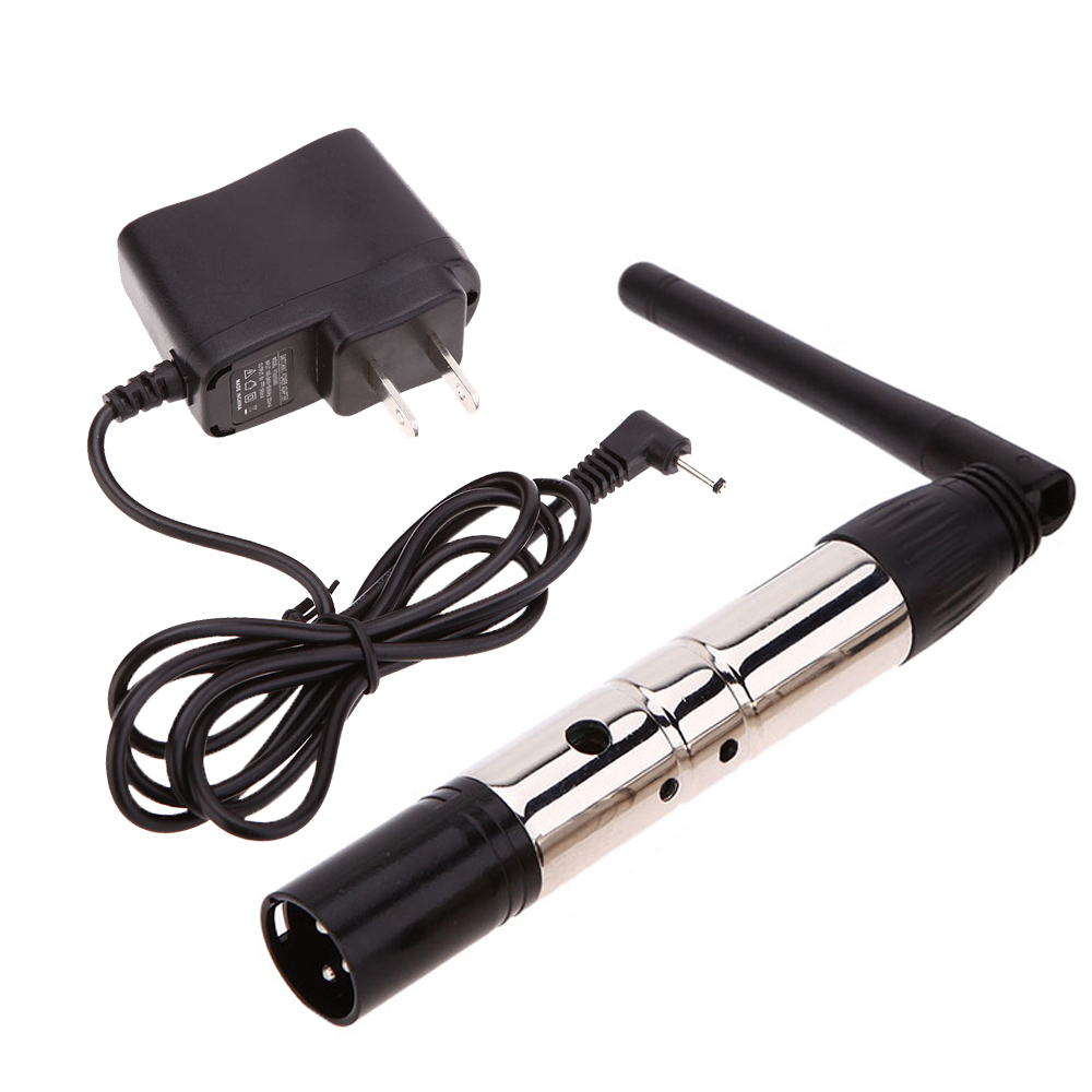 unknown 2.4G ISM DMX512 Wireless Female XLR Receiver LED Lighting for Stage PAR Party Light with Antenna