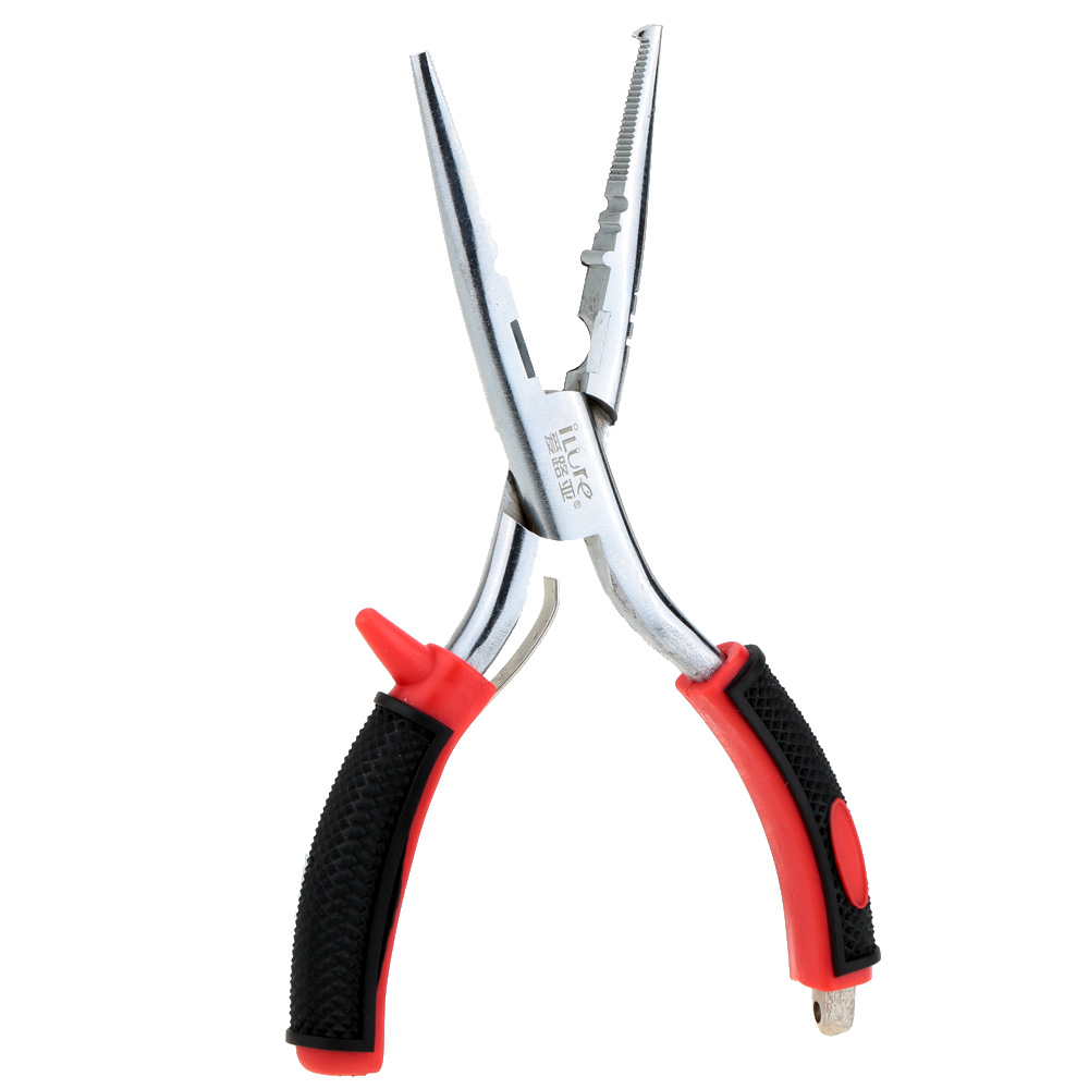unknown Multifunctional Fishing Pliers Nickelferrite Fishing Accessories Fish tackle Lure Hook Remover Line Cutter Scissors