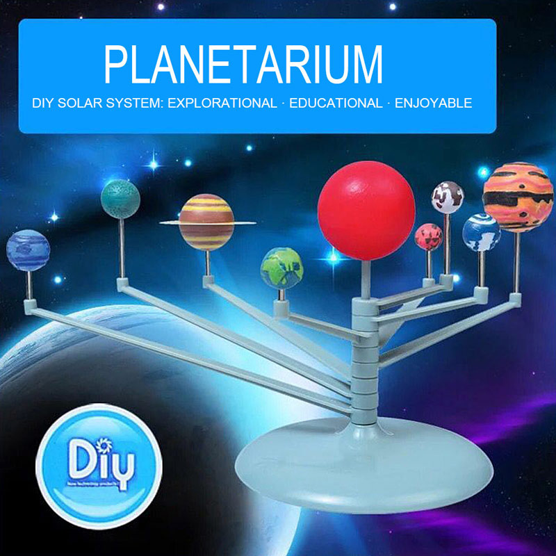 Shop 3d Simulation Solar System Planetarium Diy Model Kids Astronomical Science Kits Online From Best Educational Toys On Jd Com Global Site Joybuy Com