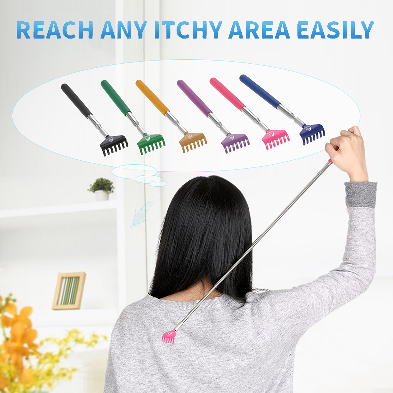  SHINCEL Back Scratcher Extendable, Sturdy Metal