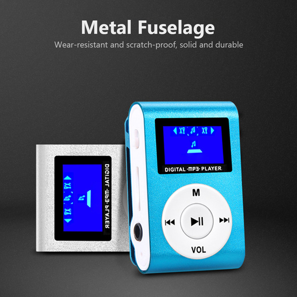 Generic Mini Portable MP3 Music Player Metal Clip-on MP3 Player | Jumia ...