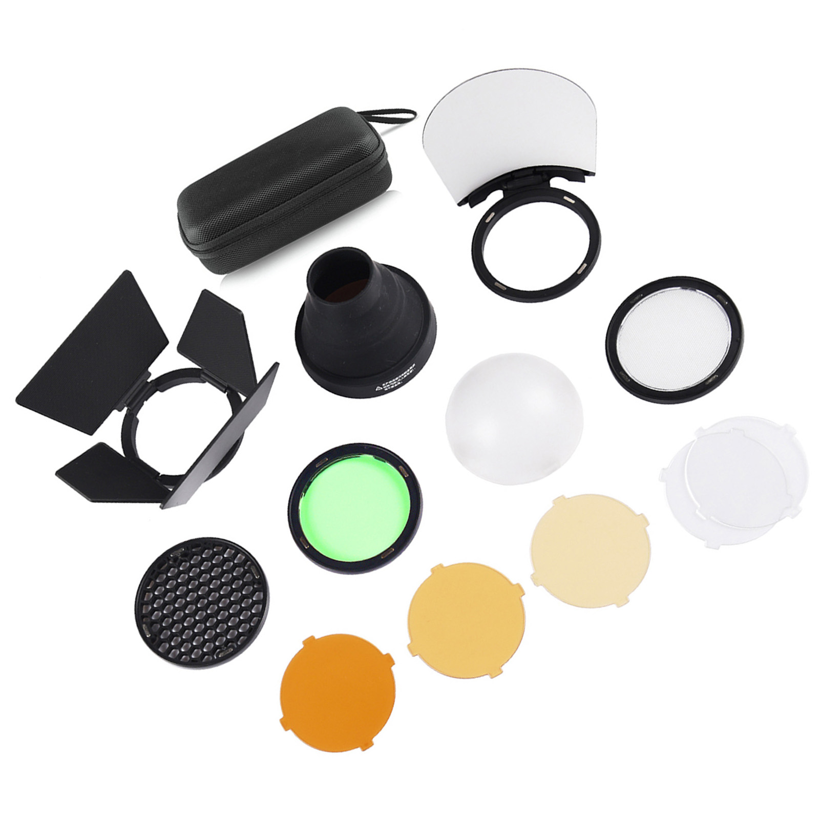 AK-R1 Pocket Flash Light Accessories Kit for Godox H200R/ V1/AD200/AD200pro/AD100PRO Round Flash Head