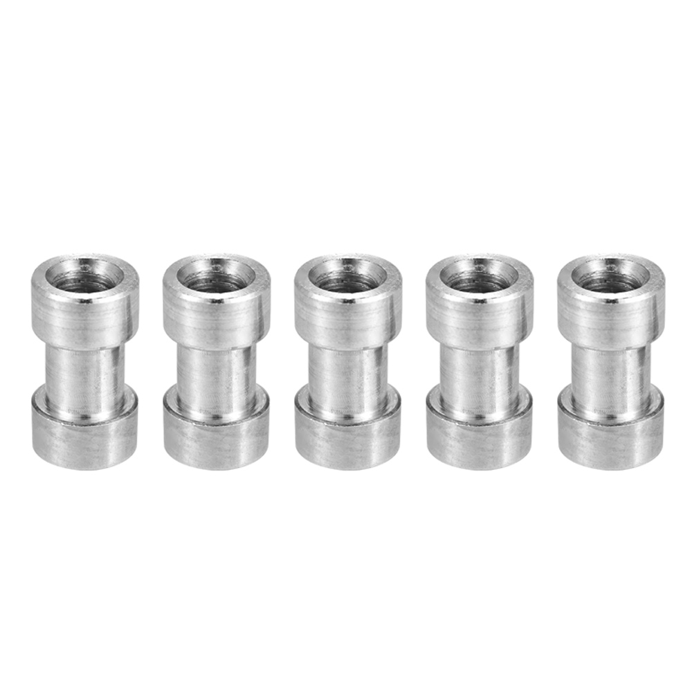 5pcs 1/4"-20 and 3/8"-16 Female Spigot Screw Threaded Adapter for Camera Flash Light Bracket