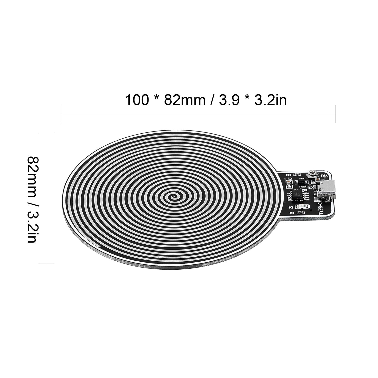 Schumann Wave Generator 7.8Hz Ultra-Low Frequency Pulse Schumann Resonance Generator USB Powered Audio Resonator for Relax Sleep