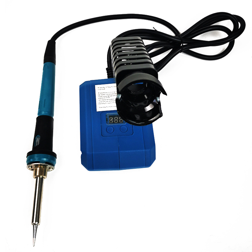 60W Professional Digital Display 300-510℃ Temperature Adjustable Electric Soldering Iron Tool Lithium Mini Soldering Station