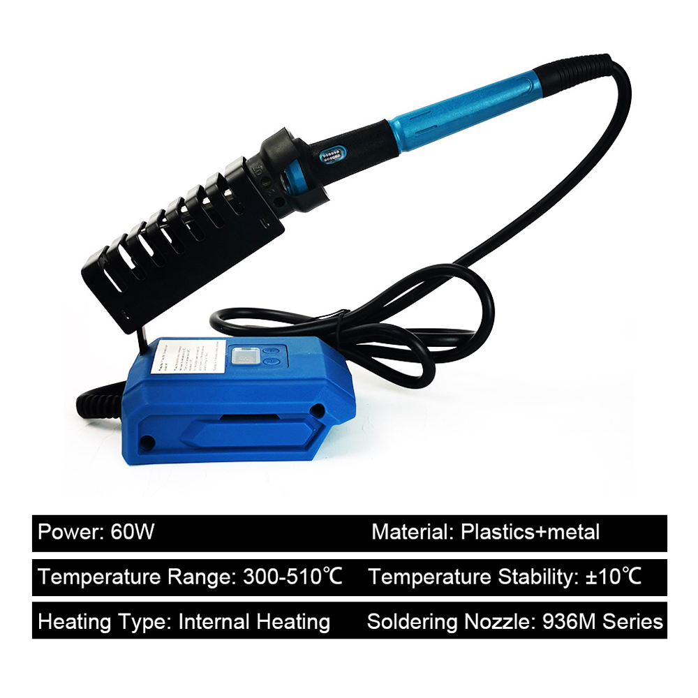 60W Professional Digital Display 300-510℃ Temperature Adjustable Electric Soldering Iron Tool Lithium Mini Soldering Station