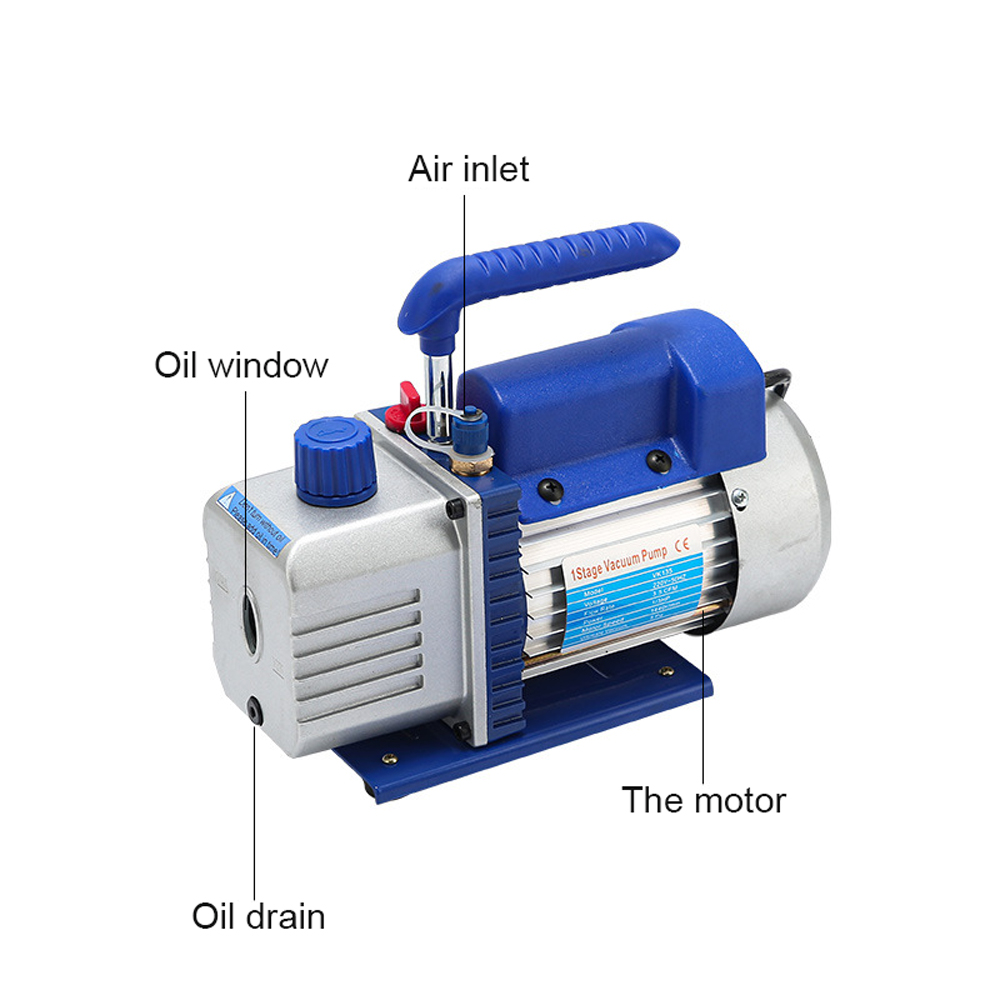 Handheld Integrated Vacuum Pump With Rotaional Piece Air-conditioner Maintenance Refrigerant Refrigeration Pump Brushless Copper Motor