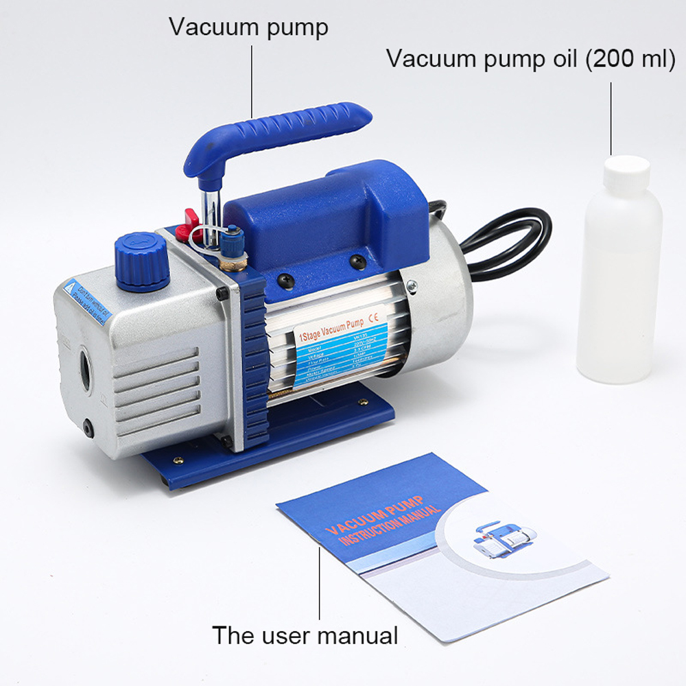 Handheld Integrated Vacuum Pump With Rotaional Piece Air-conditioner Maintenance Refrigerant Refrigeration Pump Brushless Copper Motor