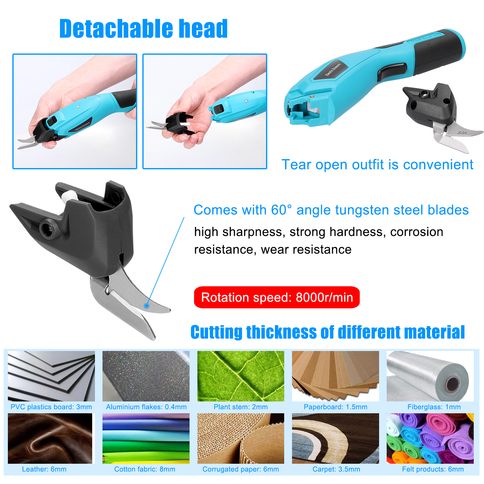 Handheld Electric Cloth Cutter Brush Motor Portable Fabric Cutting Machine Sponge Leather Aluminium Flakes Rug