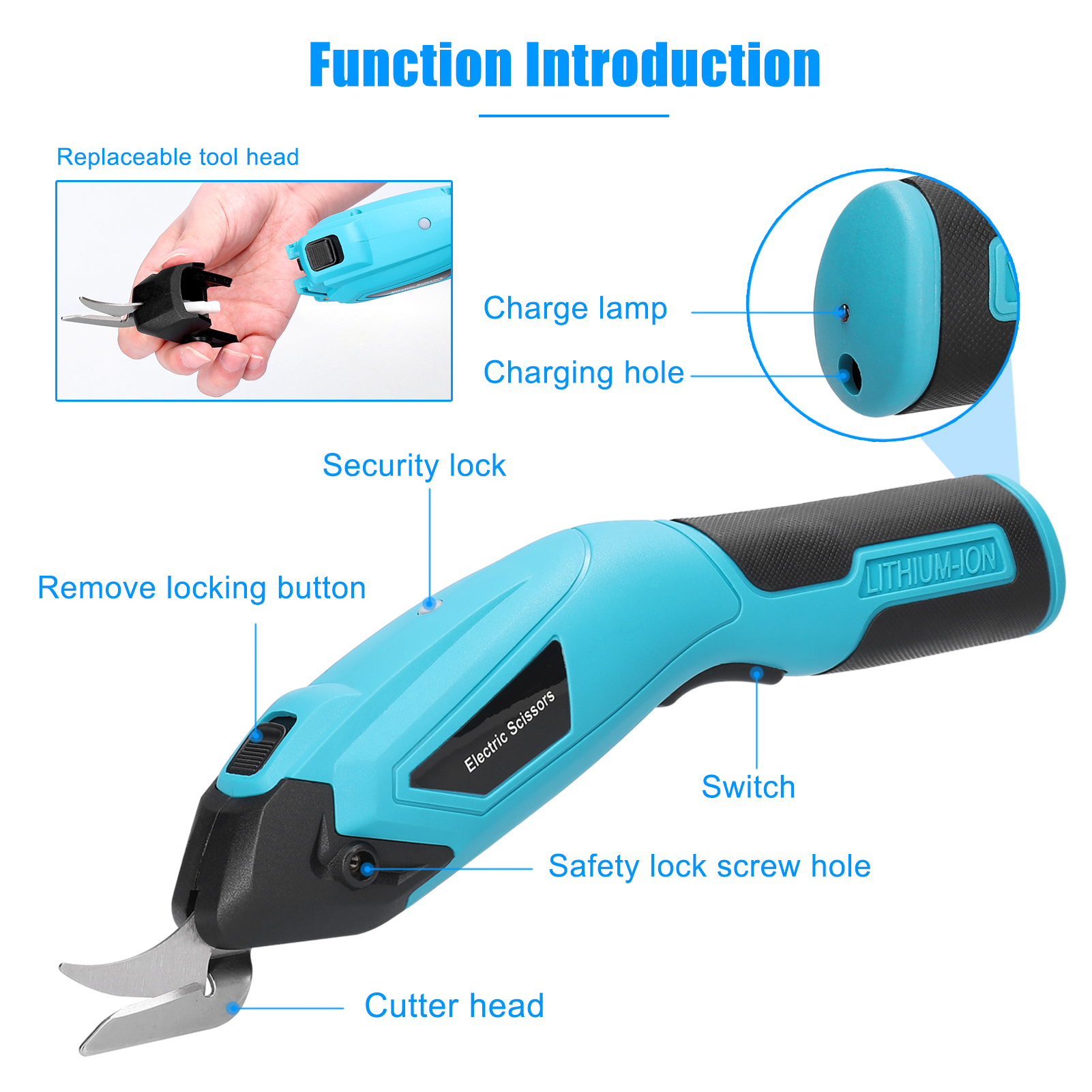 Handheld Electric Cloth Cutter Brush Motor Portable Fabric Cutting Machine Sponge Leather Aluminium Flakes Rug