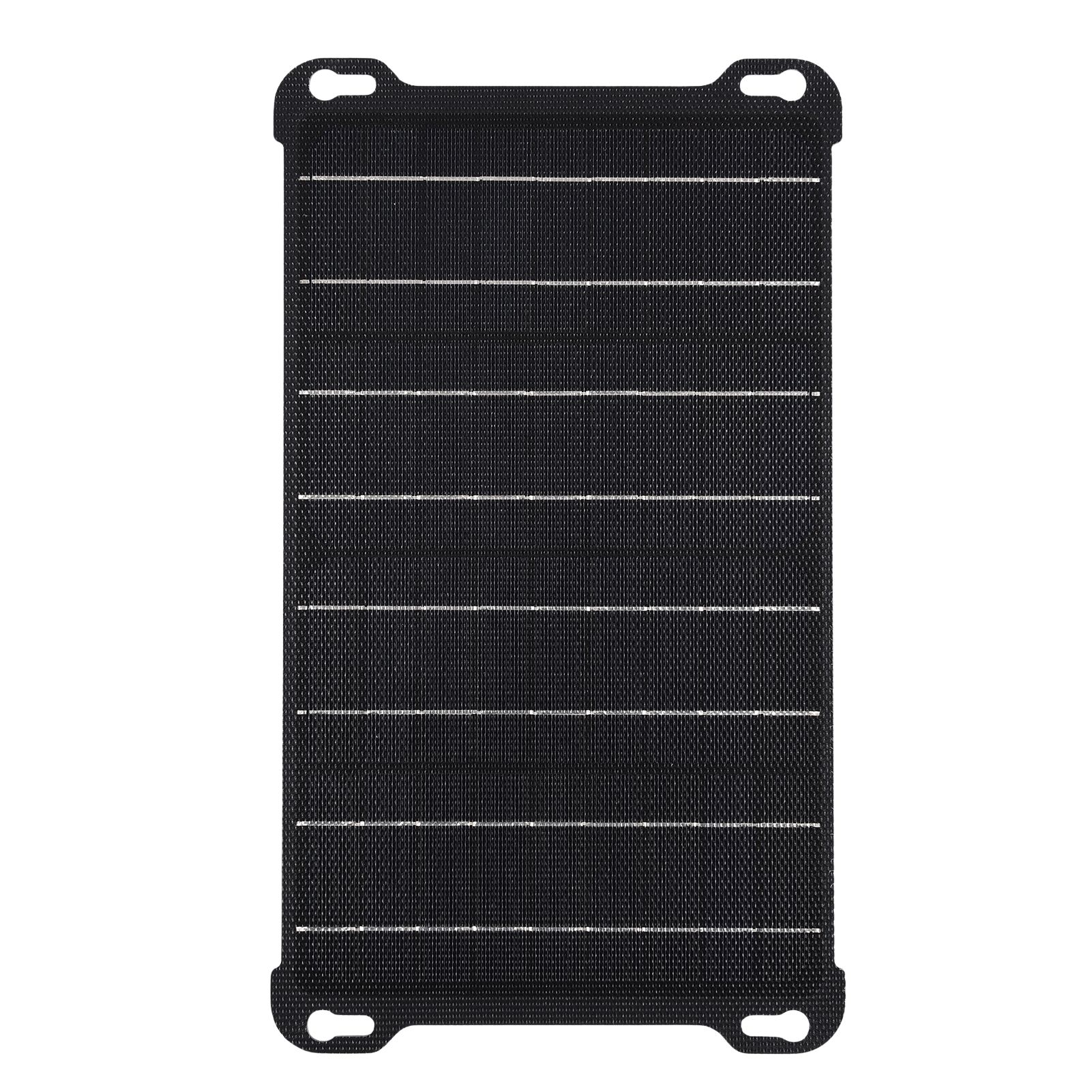 15W ETFE Solar Panel Solar Charger IPX6-Waterproof Portable Solar Power Monocrystalline Silicon Solar Module High Efficiency with Dual USB Port