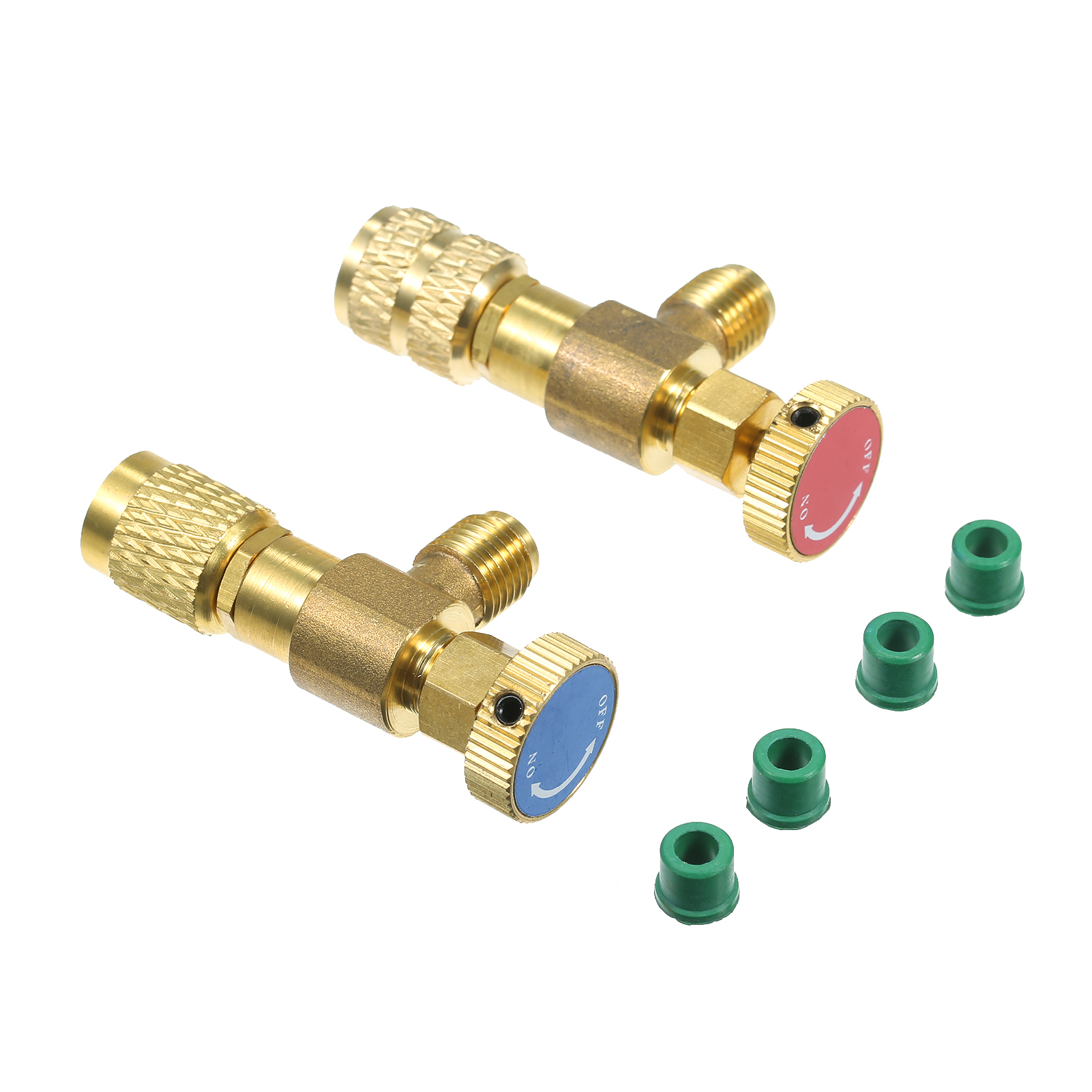 R12 R410 Refrigerant Charging Valve, Air Conditioning Refrigerant Liquid Safety Valve Copper Flow Control Valves Copper and Fluorine Safety Valve