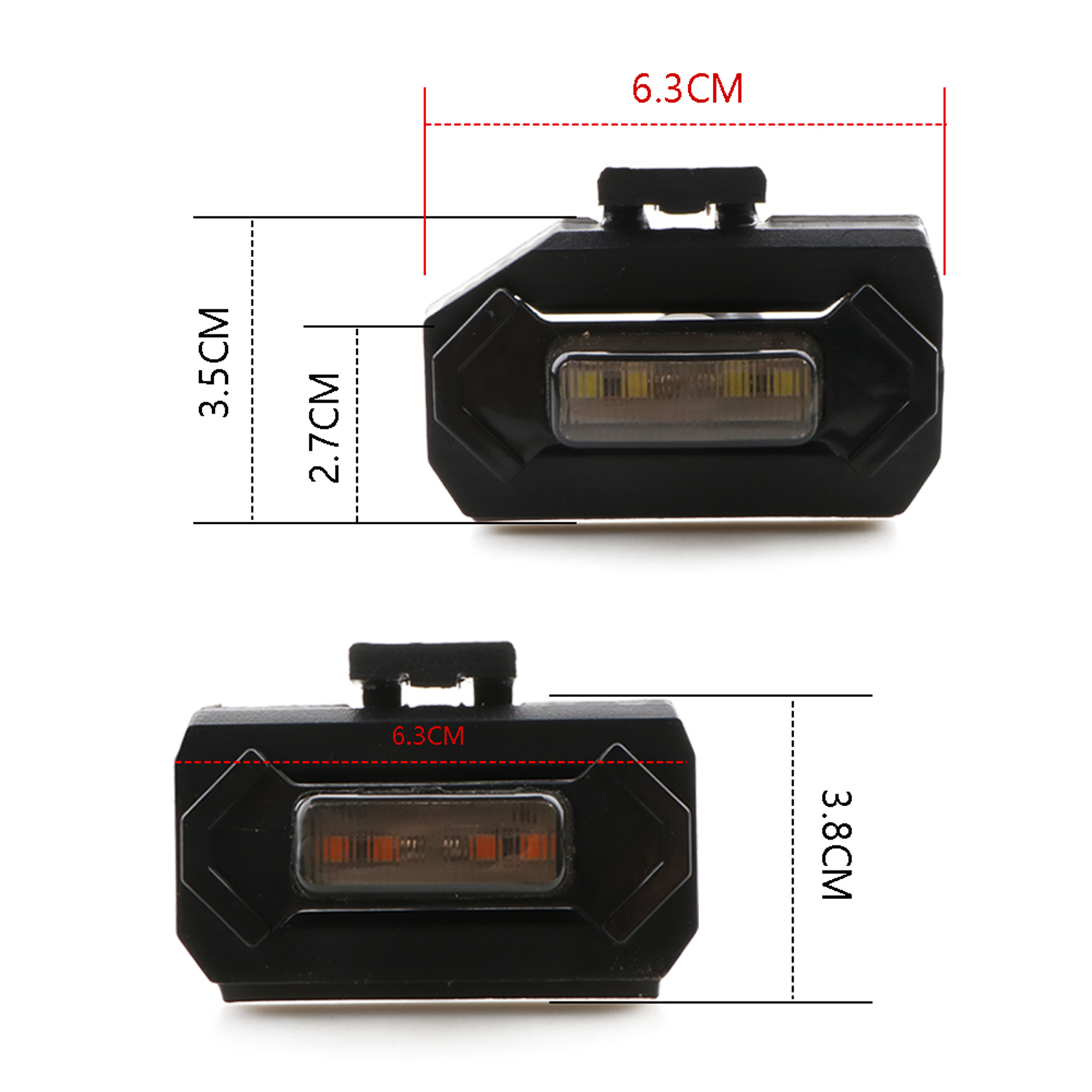 4 PCS Front Grille LED Grille Lights With add a Fuse Replacement for Tacoma TRD PRO 2020-2021 Black Shell Amber Yellow Light/Black Shell white Light