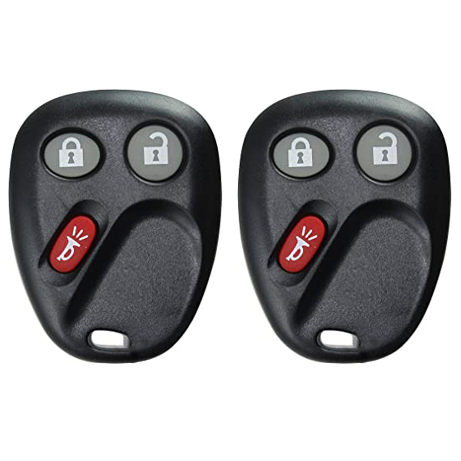 2Pcs Key Fob Remote Control Car Key Replacement for Cadillac/Chevrolet/GMC/Hummer/Torrent