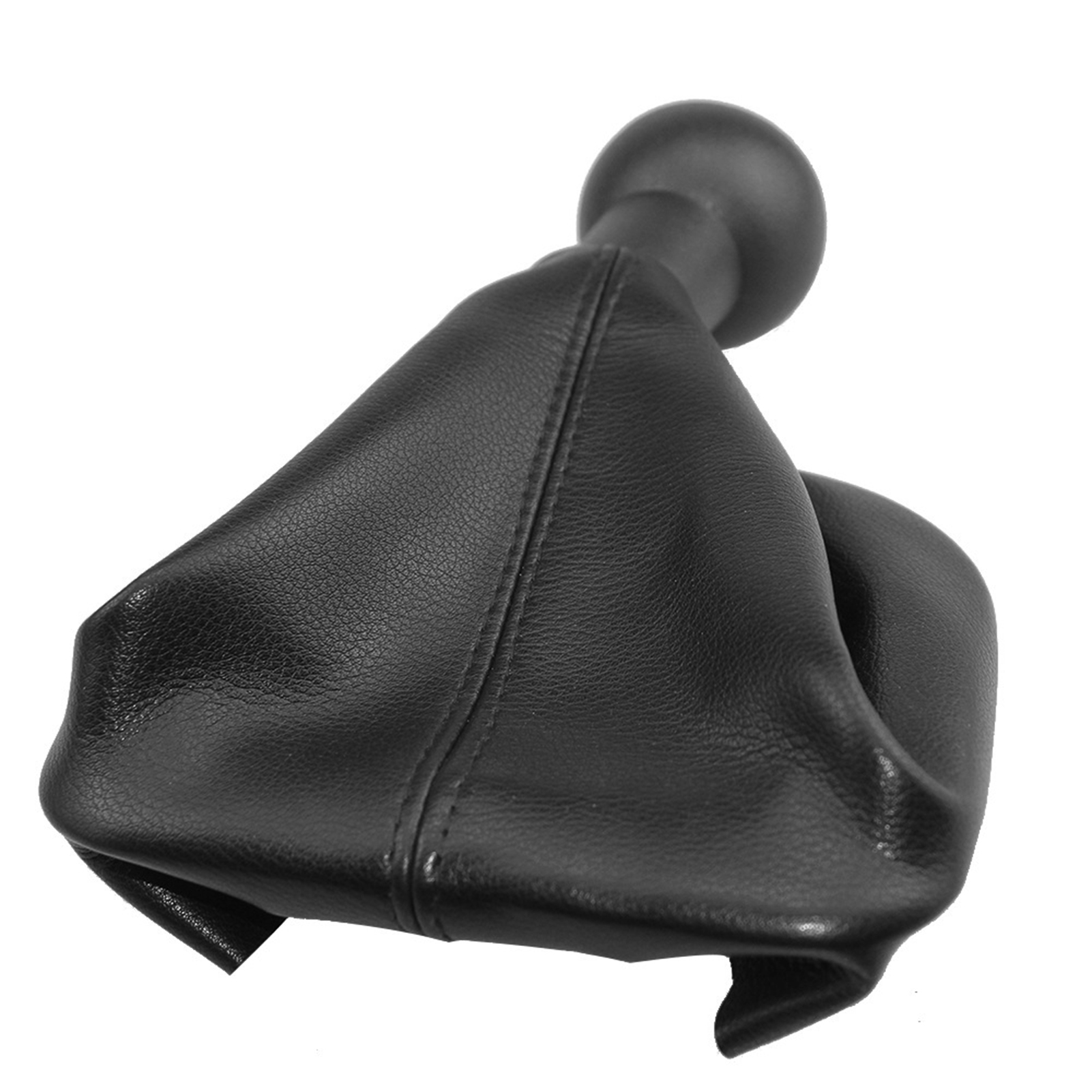 Gear Shift Cover, 5 Speed Gear Shift Stick Knob Dust-proof Cover Gaiter Boot Leather Replacement for Peugeot 207 307 406