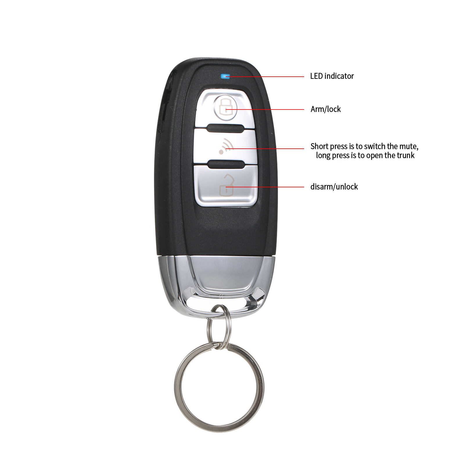 Passive Keyless Entry Car Alarm System Car Keyless Entry Starter System Lock Unlock Push Button Car Remote Starter Stop System