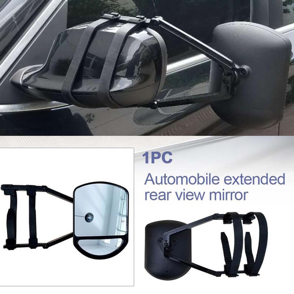 Car Towing Mirror Extended Rear View Mirror Wide Angle Auxiliary Mirror for Car Truck RV Trailer