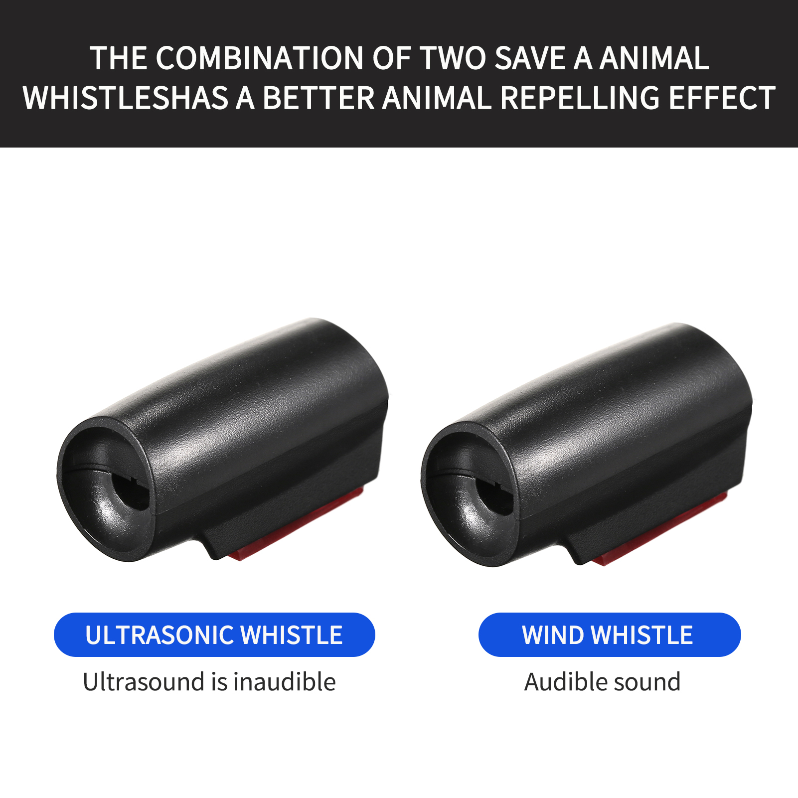 2 PCS Deer Whistles Wind Deer Warning Whistles Collision Alerts Wildlife Warning Device for Truck Vehicles Cars,Motorcycles