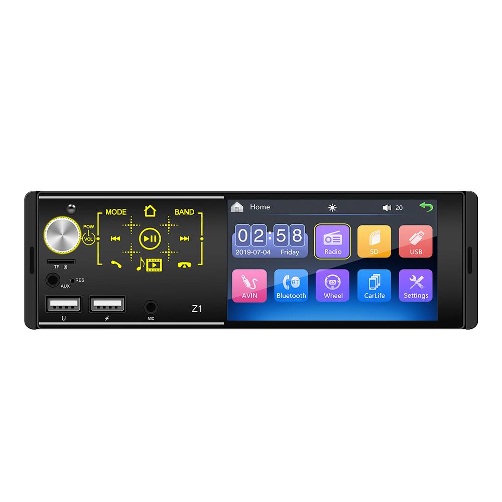 Z1 4.1in Multi-language Car BT MP5 Player Auto Touched Screen Car Music and Video Player Auto Multi-media Player Radio Receiver