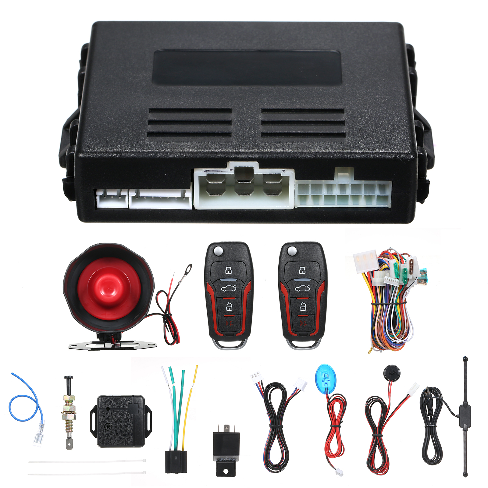 Passive Keyless Entry Car Alarm Security System Car Keyless Entry Starter System Lock Unlock Car Remote Starter Stop System