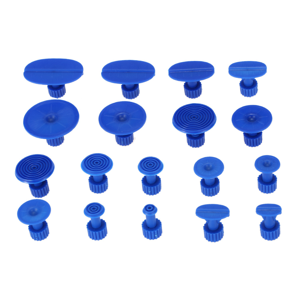 18Pcs Blue Dent Puller Tabs Car Auto Body Dent Repair Tool Accessory