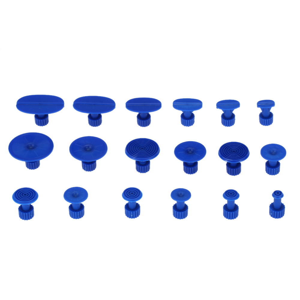 18Pcs Blue Dent Puller Tabs Car Auto Body Dent Repair Tool Accessory