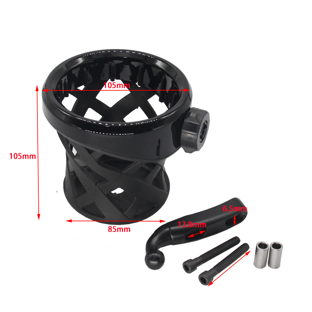 Motorcycle Handlebar Cup Holder Drink Can Mount Universal Modification Accessories for Clutch or Brake Perch Mounts