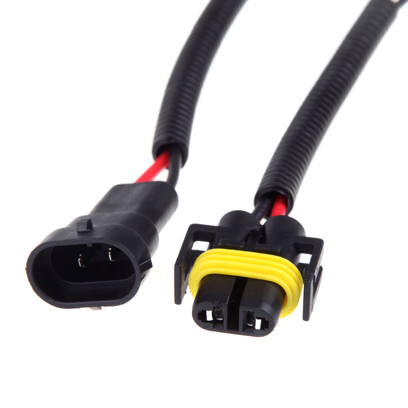 2pcs H8 H9 H11 Wiring Harness Socket Wire Connector Plug Adapter for HID LED Foglight Head Light Lamp Bulb