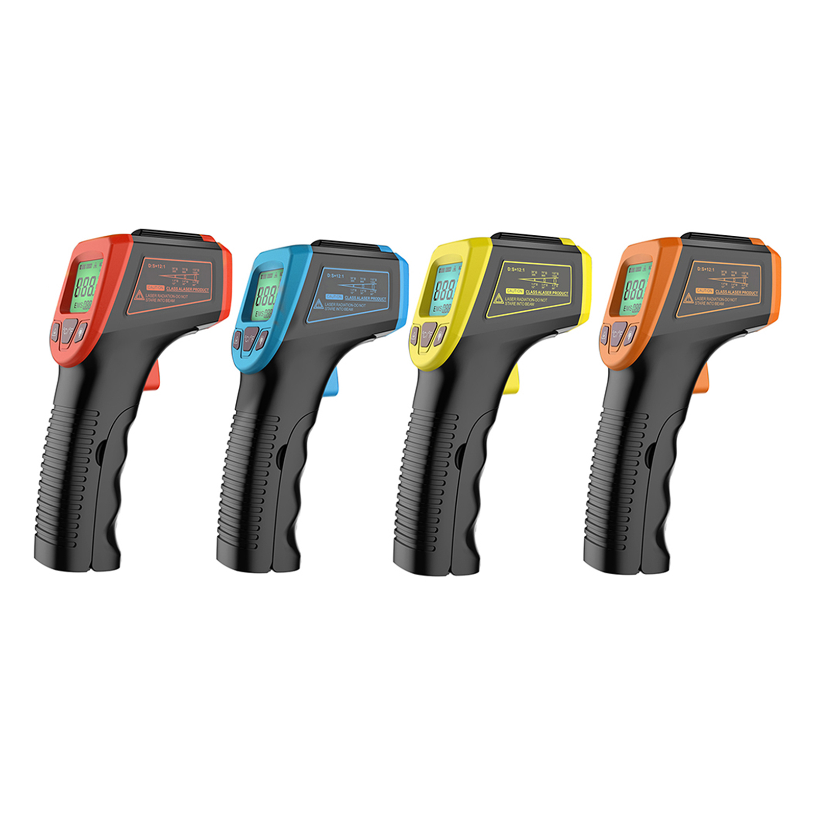 Infrared Thermometer, Non-Contact Digital Laser Temperature Gun -58°F to 1112°F (-50°C to 600°C) with LCD Display,blue