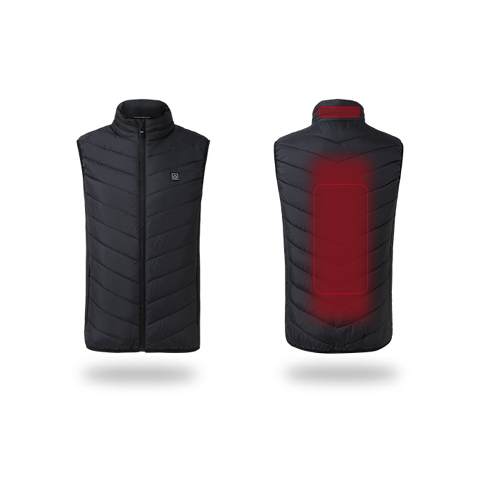 Electric USB Heated Warm Security Intelligent Autumn and Winter Vest Men Women Heating Coat Jacket for Motorcycle Travelling Skiing Hiking