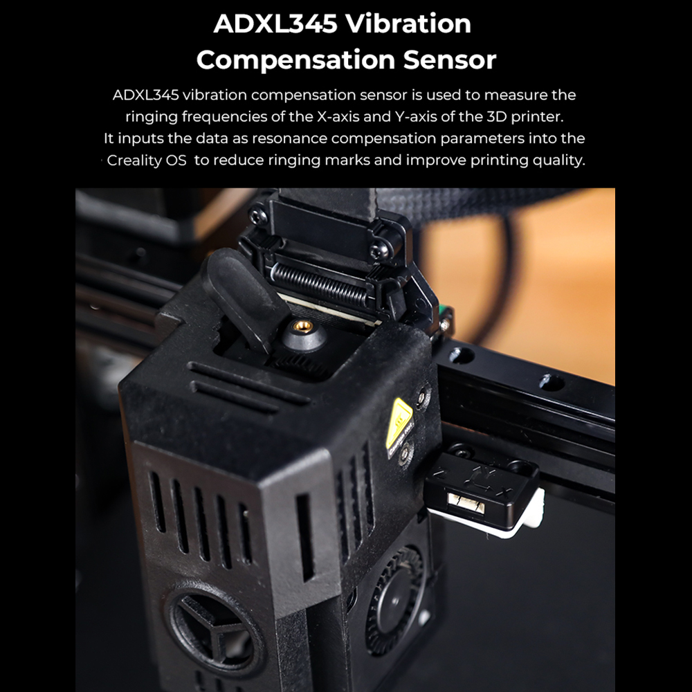 Creality Ender-3 V3 KE 3D Printer ADXL345 Vibration Compensation Sensor Upgrade Accessory for Reduce Ringing Marks and Improve Printing Quality