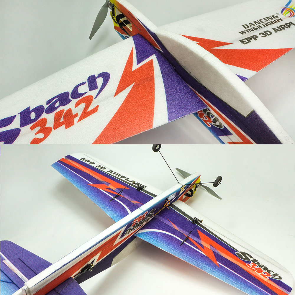 Dancing Wings Hobby E1801 EPP RC Airplane 1000mm Electric Powered SBACH342 RC Aircraft Unassembled KIT Version DIY Flying Model