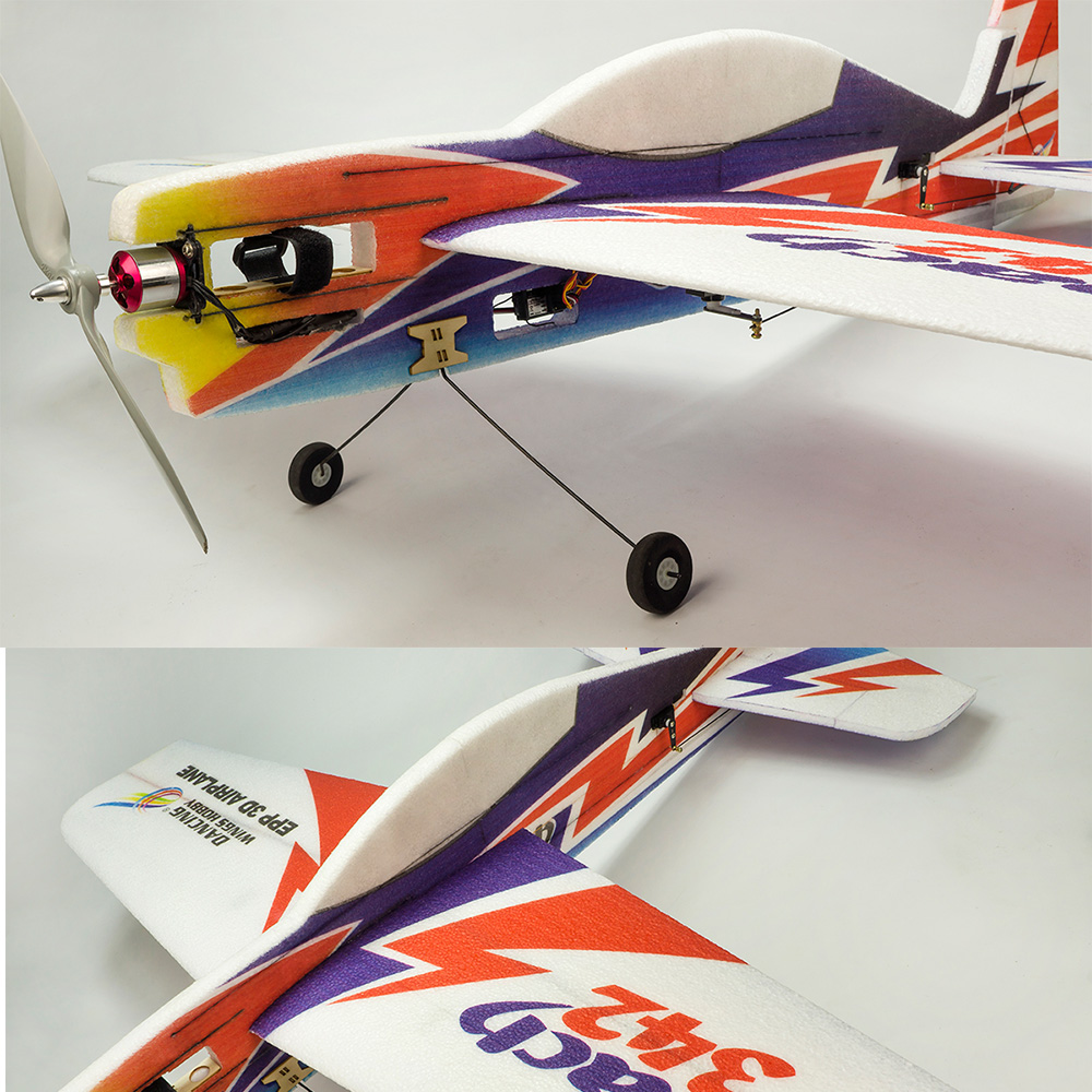 Dancing Wings Hobby E1801 EPP RC Airplane 1000mm Electric Powered SBACH342 RC Aircraft Unassembled KIT Version DIY Flying Model