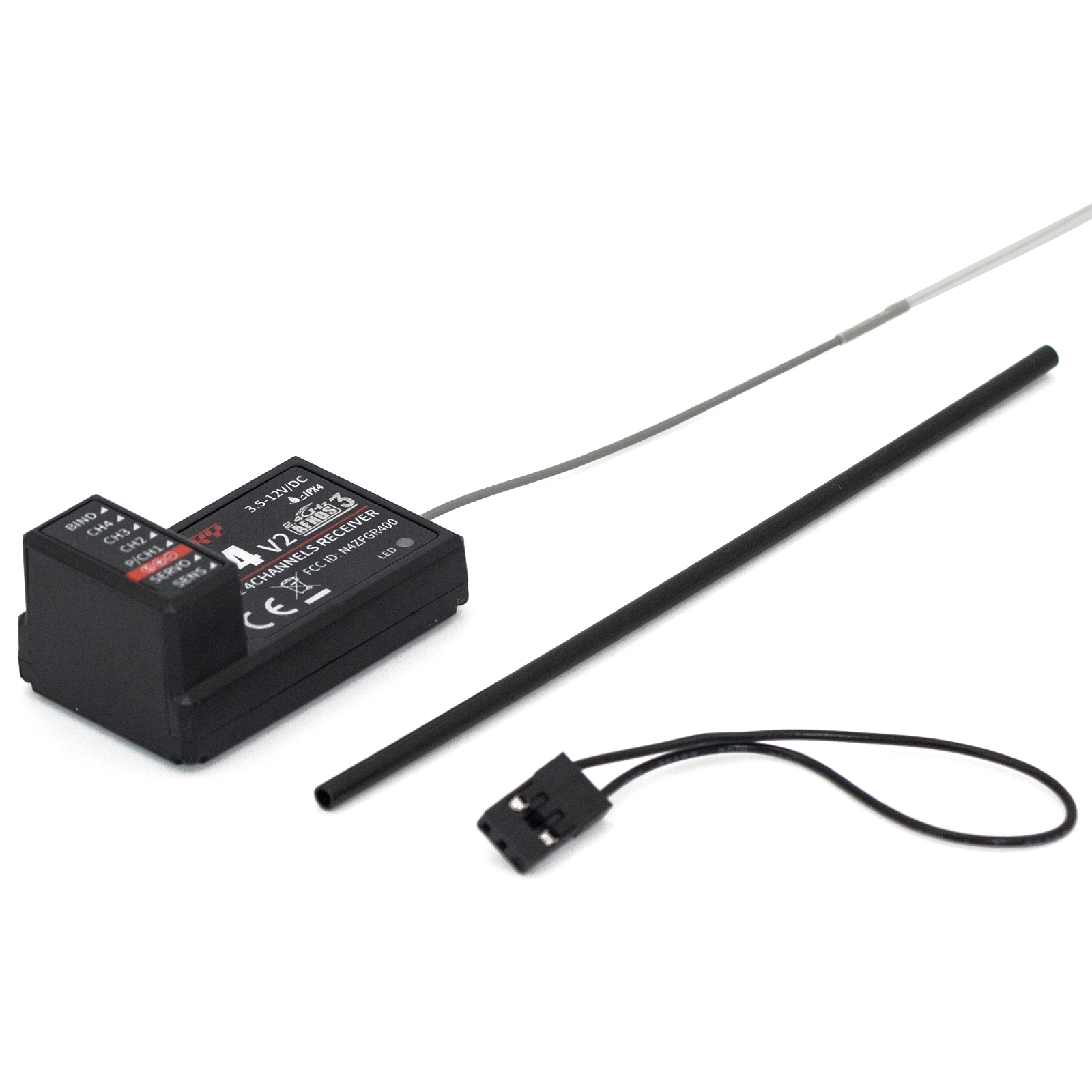 FlySky FS-FGR4 Receiver 2.4Ghz 4CH AFHDS3 for FlySky Noble FS-NB4 Transmitter