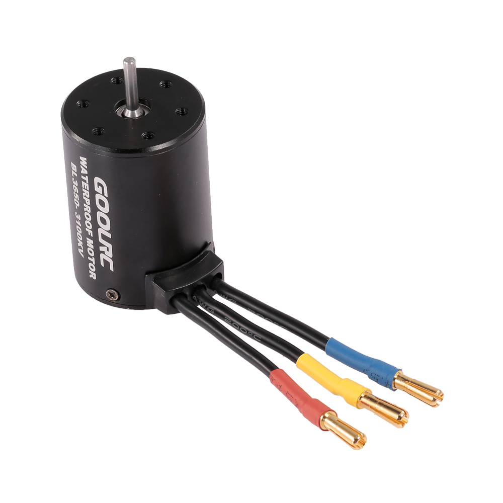 GOOLRC Waterproof BL3650 3100KV Brushless Motor with 60A ESC for 1/10 RC Car Off-road Truck