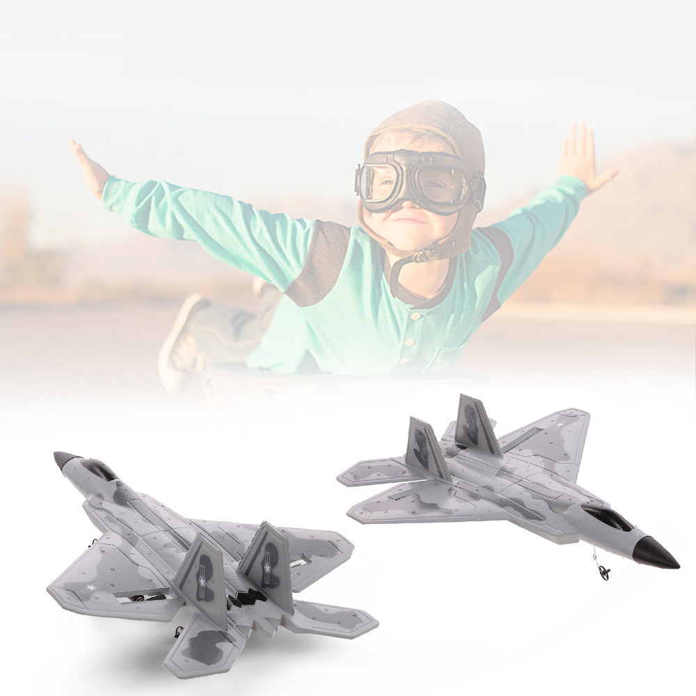 FX822 F-22 Raptor Model Fighter Airplane 2CH EPP 2.4G Remote Control Airplane Fixed-wing RTF Toy