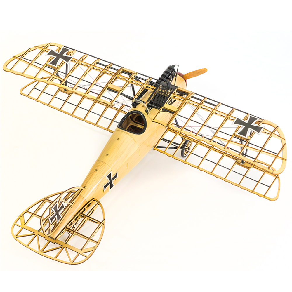 Dancing Wings Hobby VS02 1/15 Wooden Static Airplane Model Display Replica 500mm Albatross Kit Craft Wood Furnishing Gift for Children and Adults