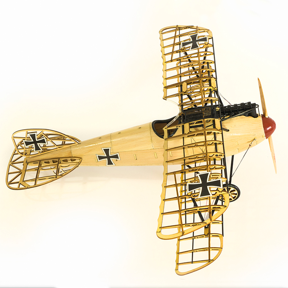 Dancing Wings Hobby VS02 1/15 Wooden Static Airplane Model Display Replica 500mm Albatross Kit Craft Wood Furnishing Gift for Children and Adults