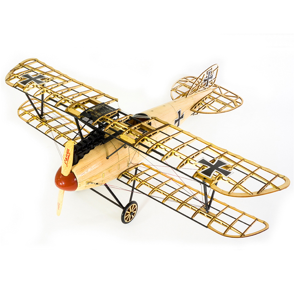 Dancing Wings Hobby VS02 1/15 Wooden Static Airplane Model Display Replica 500mm Albatross Kit Craft Wood Furnishing Gift for Children and Adults