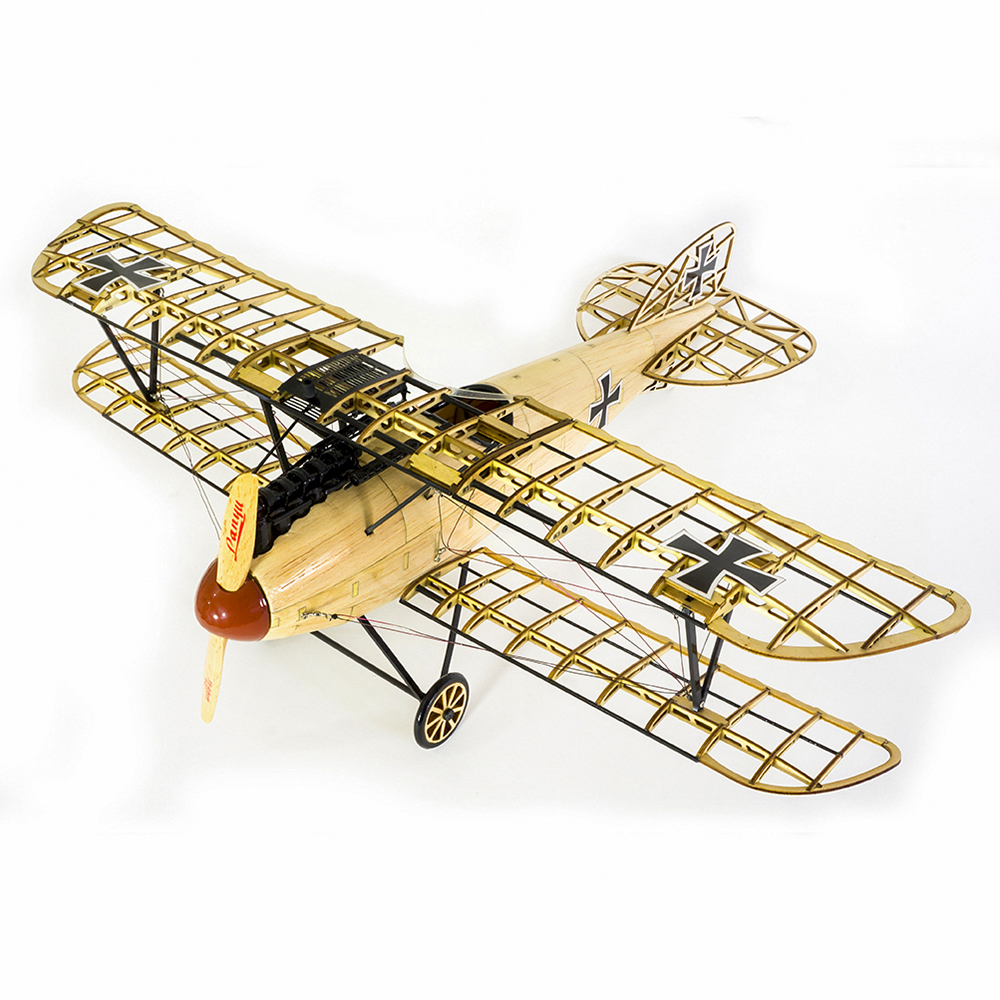 Dancing Wings Hobby VS02 1/15 Wooden Static Airplane Model Display Replica 500mm Albatross Kit Craft Wood Furnishing Gift for Children and Adults