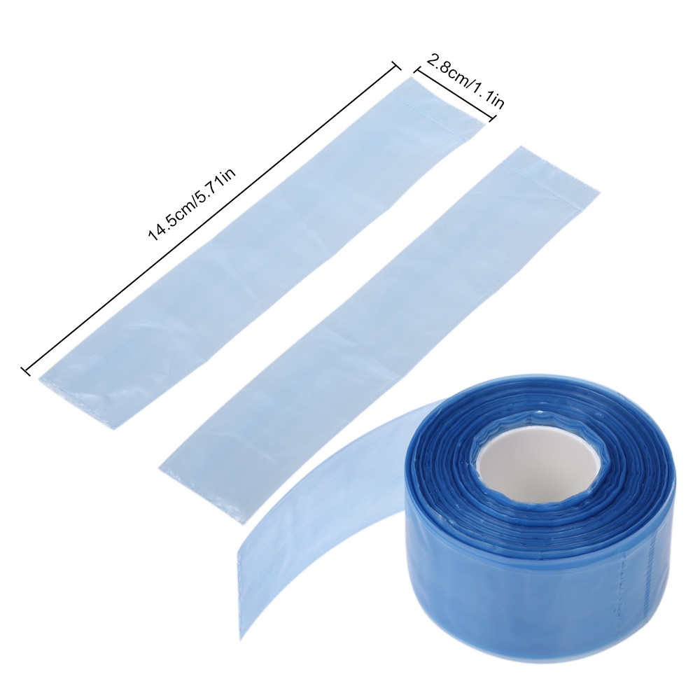 200pcs/box Plastic Disposable Covers for Glasses Legs Slender Bag Hair Coloring Dyeing DIY Tool