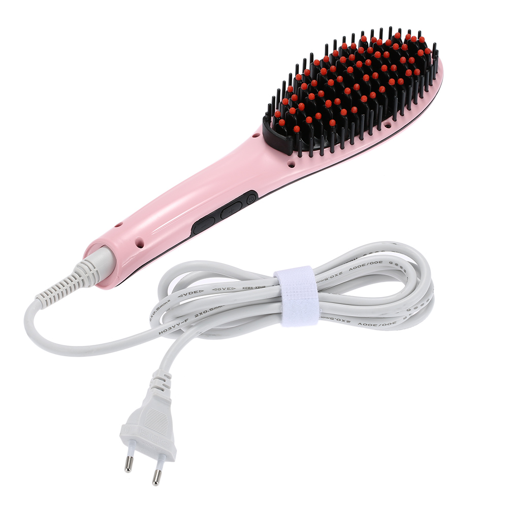 Professional Automatic Electric Straightening Irons Comb With LCD ...