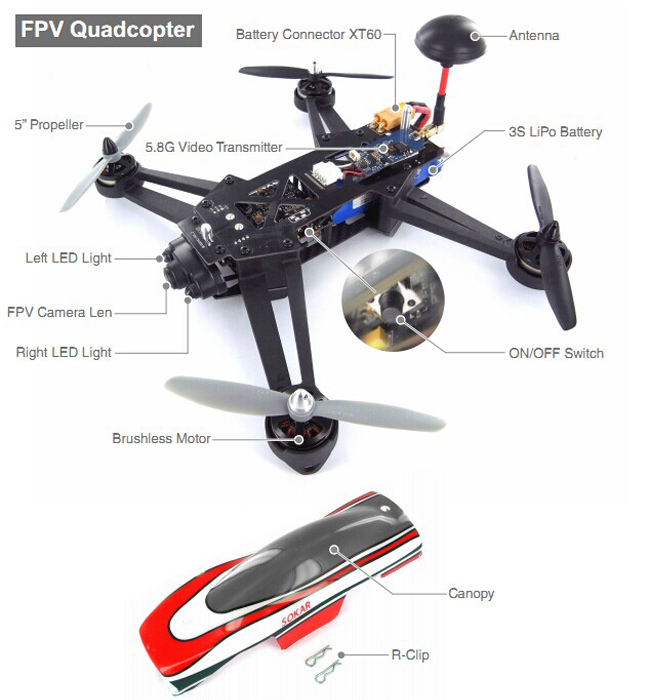 Схема сборки дрона fpv