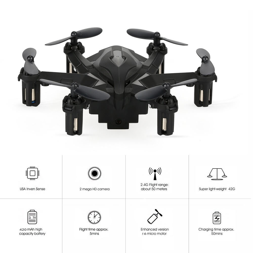 Yizhan iDrone i6s 2.4G 4CH 6 Axis Gyro 2MP Camera RTF RC Hexacopter with 3D flip CF Mode One key Return Function