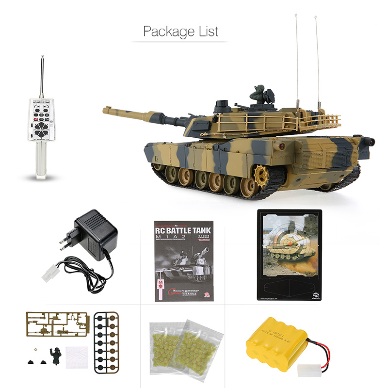rc battle tanks 1 24 scale real action controller abrams